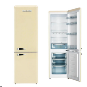 Frigorífico-congelador Wolkenstein KG250.4RT SC, dimensiones (An x Al x Pr): 54,5 x 177,5 x 62,6 cm, compartimento frigorífico: 180 L, compartimento congelador: 69 L