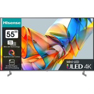 HISENSE 55U6KQ Mini LED TV (Flat, 55 Zoll / 139 cm, UHD 4K, SMART TV, VIDAA)